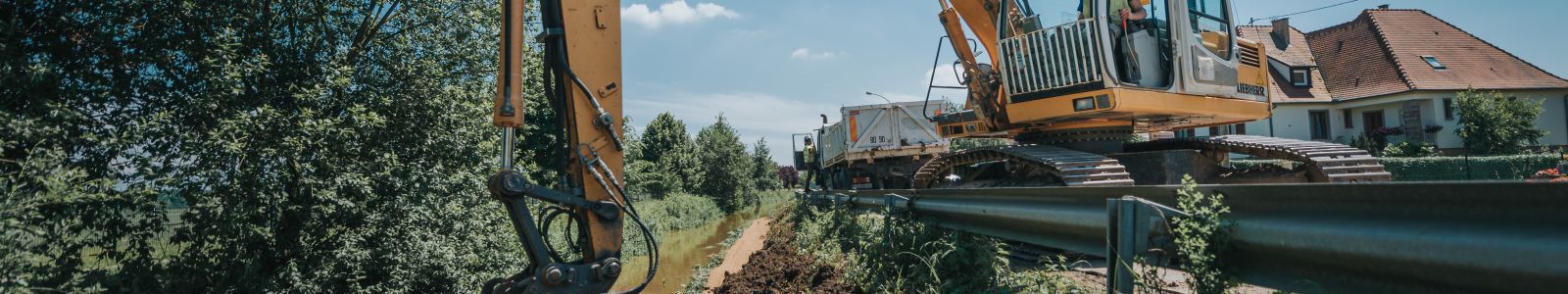 Entretien d’un cours d’eau en Alsace