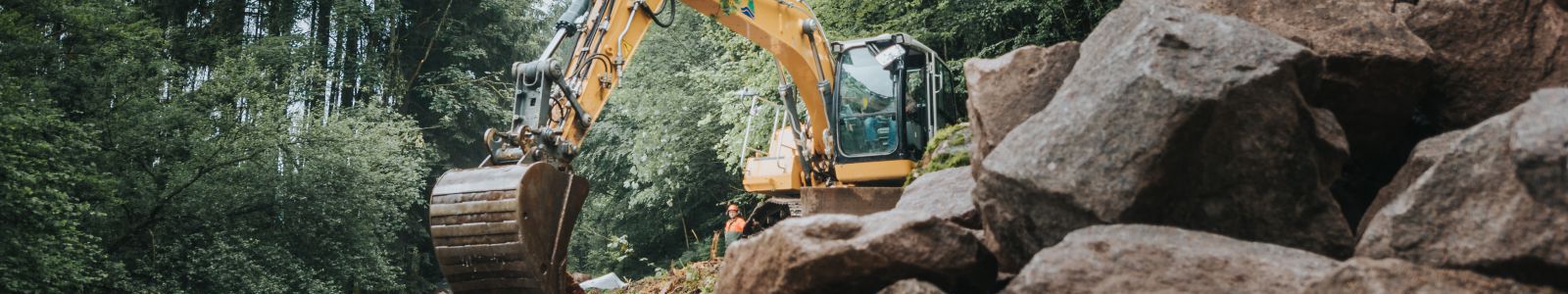 Entretien d’un cours d’eau dans les Vosges